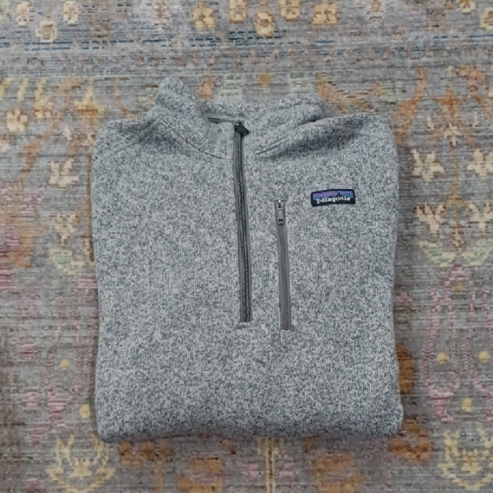 Patagonia Gray Half-Zip Fleece Pullover